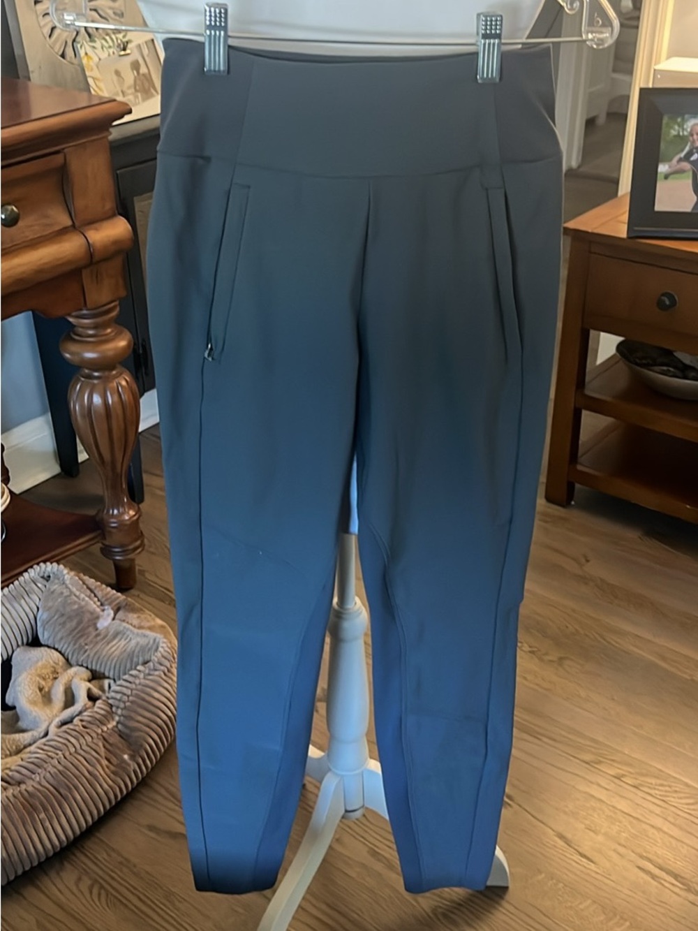 Athleta Slate Gray High-Waist Tapered Leg Athletic Pants
